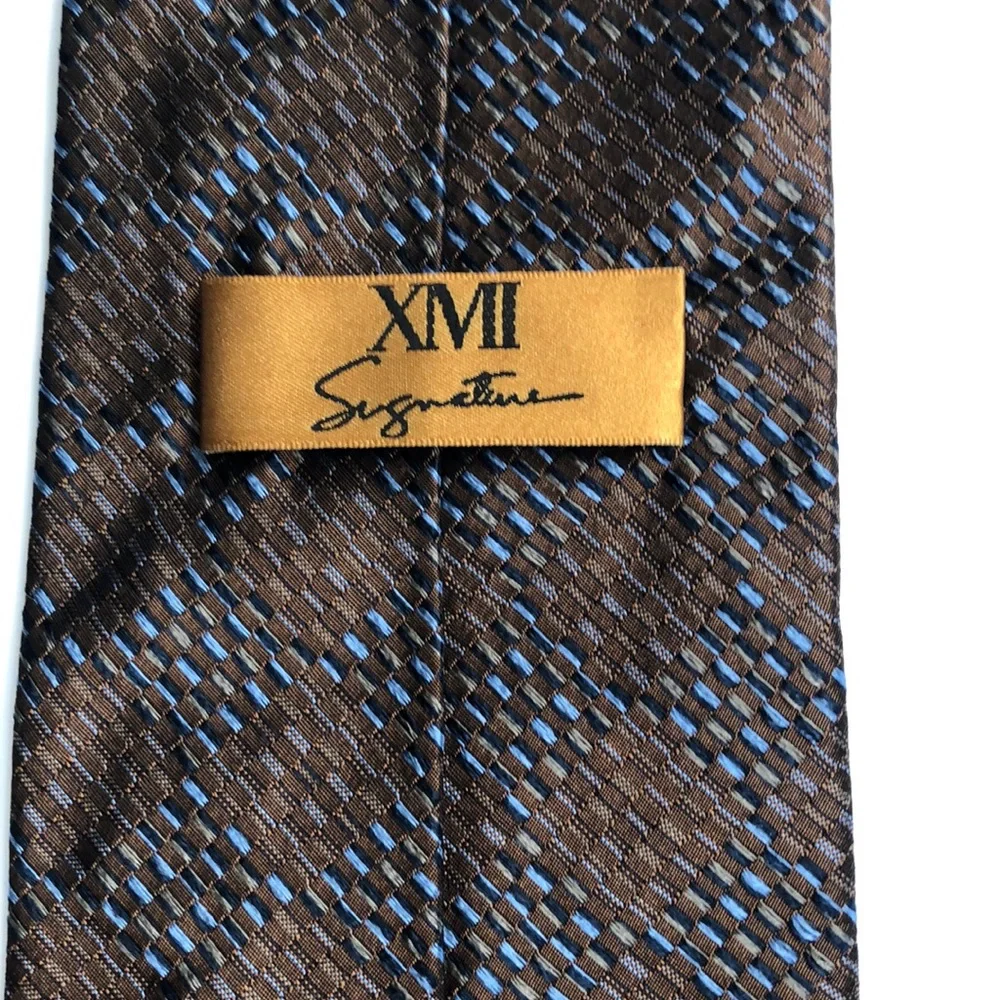 XMI Signature Brown and Blue Tie